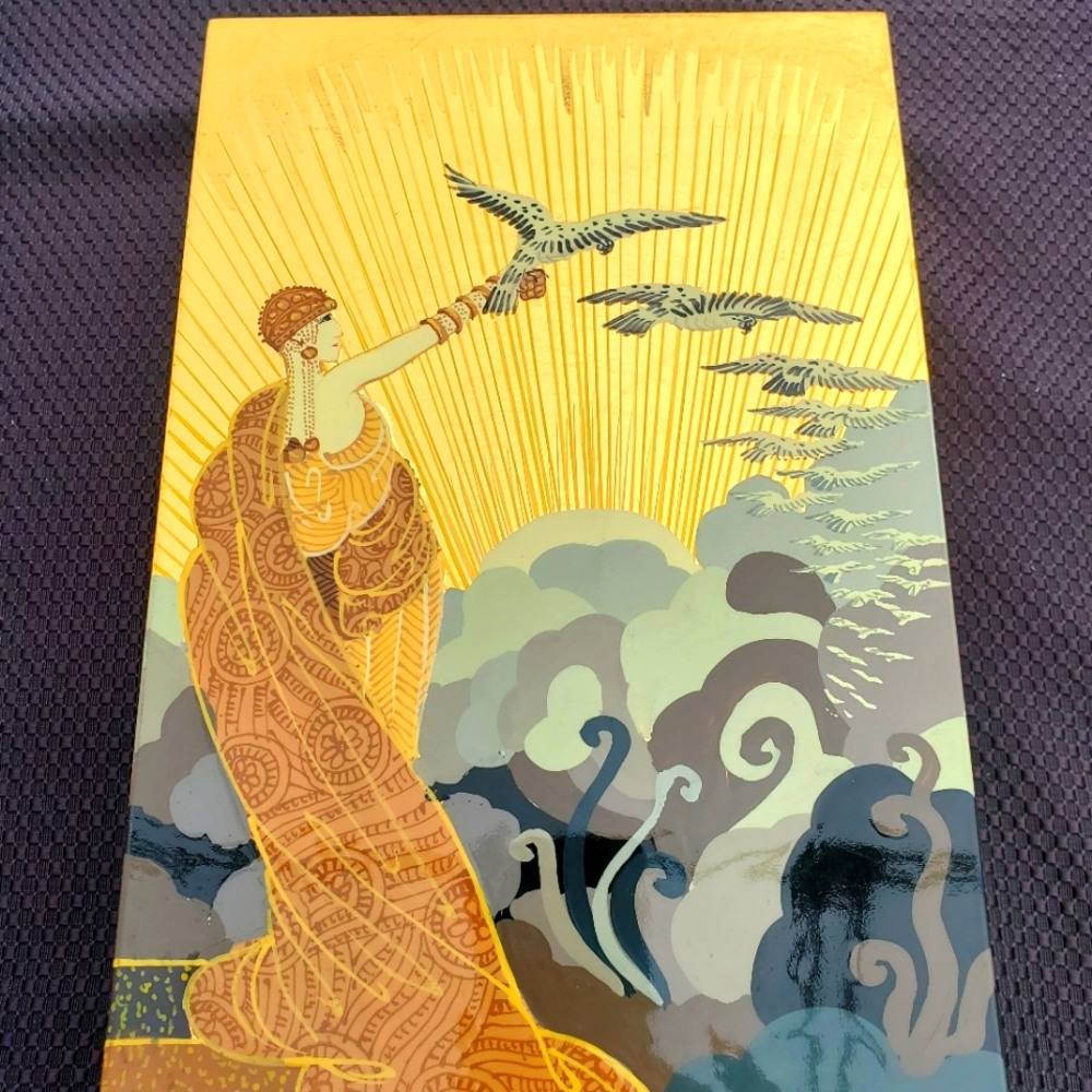 Painted Box, new without tags